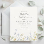 Convite para flor selvagem de Bridal de Orçamento<br><div class="desc">Celebrar a noiva a ser com um convite elegante à flor da vadia, perfeito para um encontro sofisticado. Este charmoso design apresenta ilustrações delicadas de flor silvestre em cores fortes e vibrantes, acrescentando um toque de beleza natural e graça. Os intrincados sotaques florais aliados a uma tipografia refinada criam um...</div>