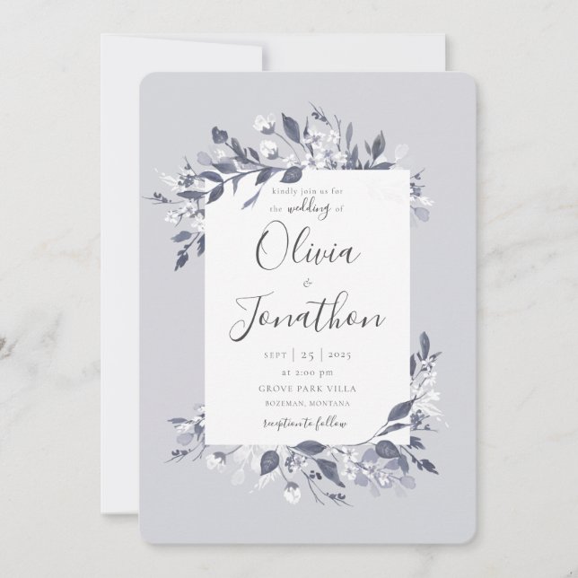 Convite para Flora do outono (Frente)