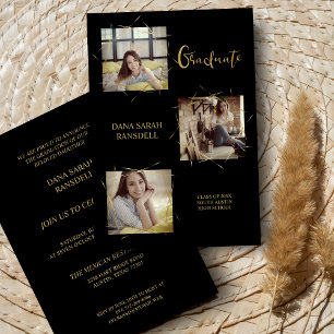 Convite Para Formando De Três Fotografias