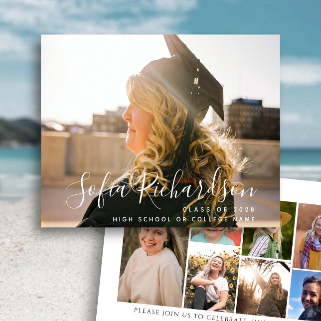 Convite para Formando Fotográfico do Script Modern (Criador carregado)