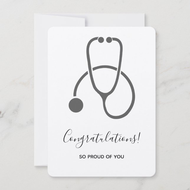 Convite para Formando Na moda de Cinza parabéns (Frente)