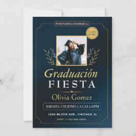 Convite para Formandos Espanhol Moderno Elegante
