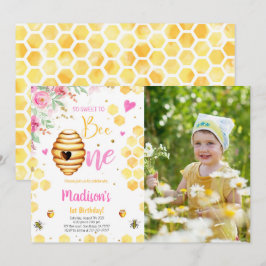 Convite para Foto de Abelhas Amarelas