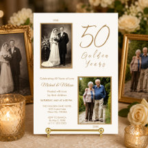 Convite para Foto de Aniversário de 50 Anos dos Pa