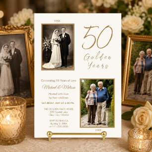 Convite para Foto de Aniversário de 50 Anos dos Pa