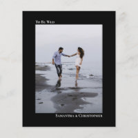 Convite para Foto Simples de Casamento de Orçament