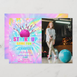 Convite para Fotografia de Aniversário da Boliche