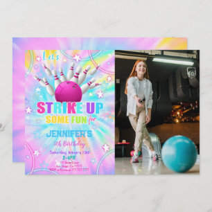 Convite para Fotografia de Aniversário da Boliche 