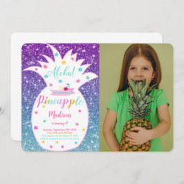Convite para Fotografia de Aniversário do Pineappl