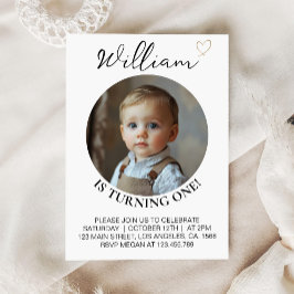 Convite para Fotografia de Boho minimo moderno