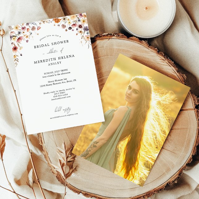 Convite para Fotografia de Chá de panela Floral Co (Criador carregado)