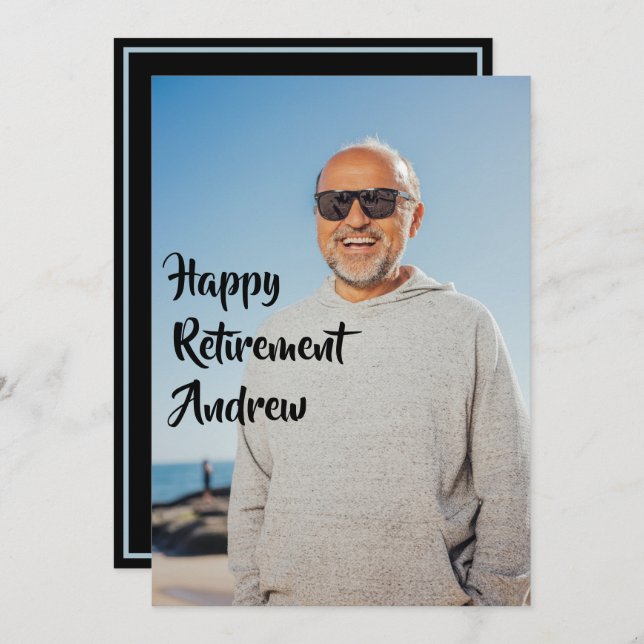 Convite para Fotografia de Festa de Reforma (Frente/Verso)