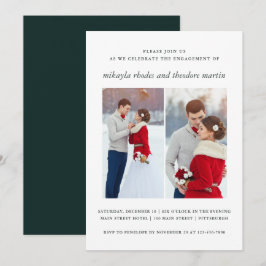 Convite para Fotografia de Noivado de Casamento El