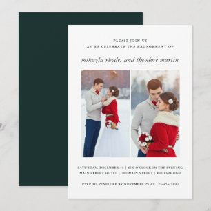 Convite para Fotografia de Noivado de Casamento El