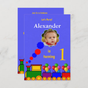 Convite para fotografia de primeiro aniversario de