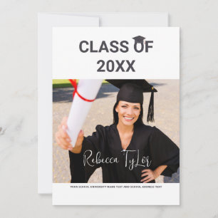 Convite para Fotografia de Tipografia Vermelha e P