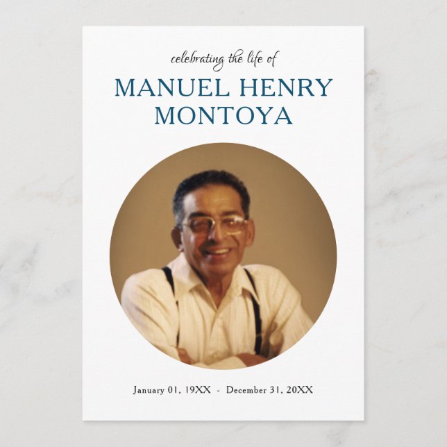 convite para fotografia do círculo central (Frente)