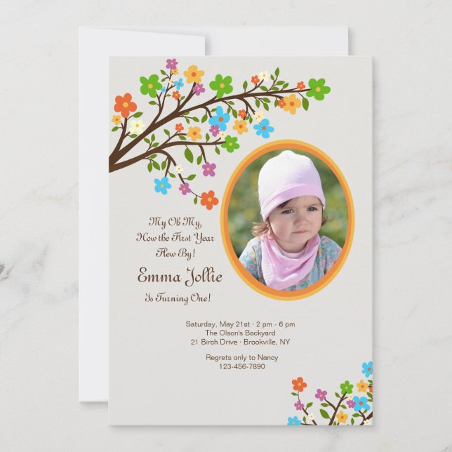 Convite para fotografia do Primavera (Frente)