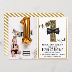 Convite para Fotografia do primeiro aniversario On