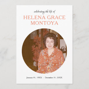 convite para fotografia em círculo central