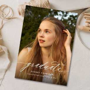 Convite para Fotografia para Graduação de Caligraf