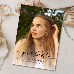 Convite para Fotografia para Graduação de Caligraf