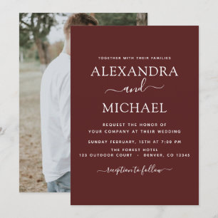 Convite para Fotografia Romântica de Casamento Bu