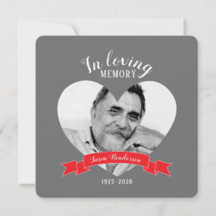 Convite para fotografia vermelha do serviço de me