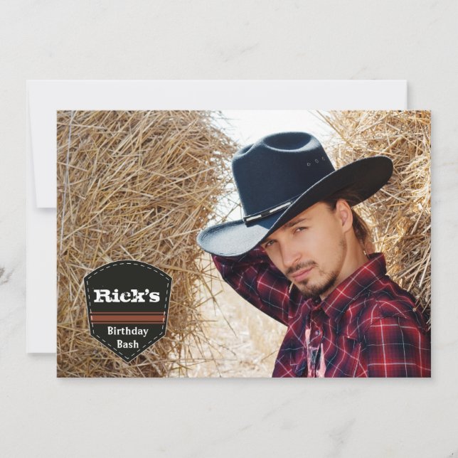 Convite para Fotografias de Banner Ocidental (Frente)