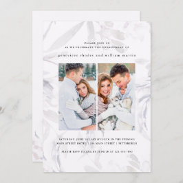 Convite para Fotografias de Festa de noivado Botân