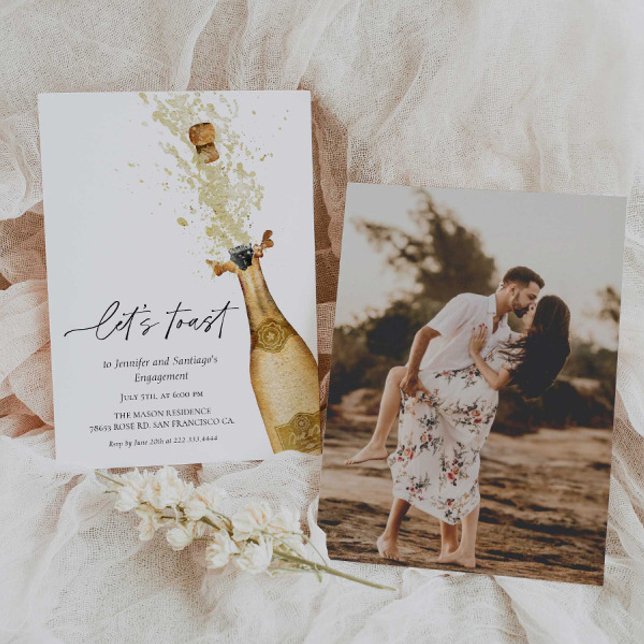 Convite para Fotografias de Festa de noivado de Ca (Criador carregado)