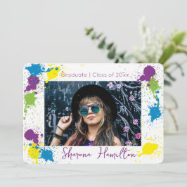 Convite para Fotografias de Formando de Pintor-Pin