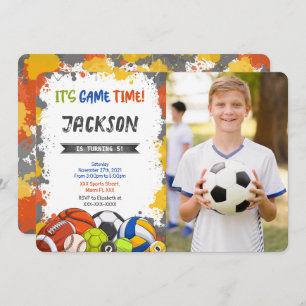 Convite para Fotografias Esporte