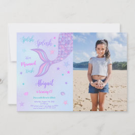 Convite para Fotografias Sereia