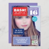 Convite para fotos da Festa de aniversário da Revi