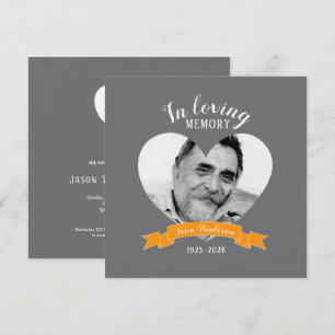 Convite para fotos do serviço Memorial Heart Oran