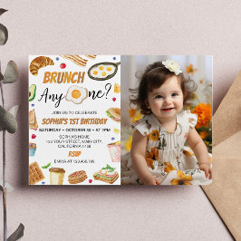 Convite para fotos em qualquer primeiro aniversari