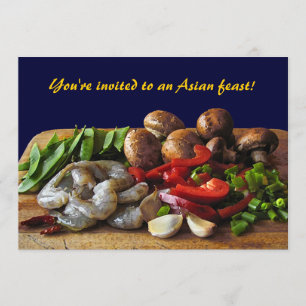 Convite para Fry Stir Asiático