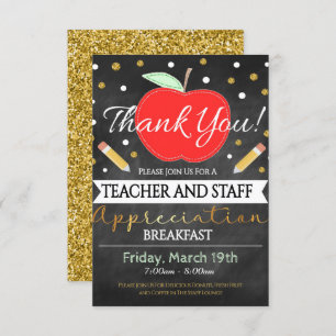 Convite para Funcionarios de Apreciação de Profess