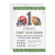 Convite para futebol do primeiro aniversario Boy E