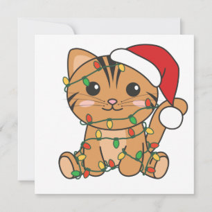 Convite Para Gatos De Natal Para Animais De Invern