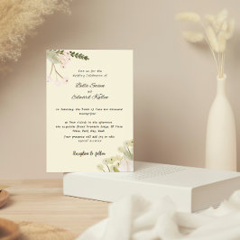 Convite para Gentle Floral