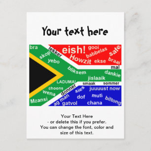 Convite para gírias na África do Sul - Personalizá