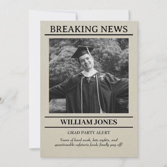 Convite para graduação (Frente)