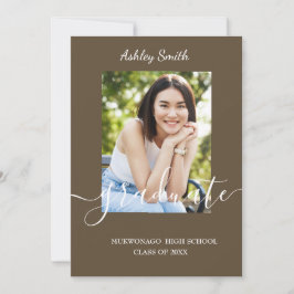 Convite para Graduação Chic Elegante