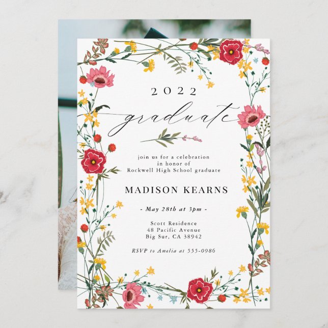 Convite para Graduação de 2024 (Frente/Verso)