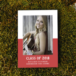 Convite para Graduação de Blocos de Cor Escolar | 