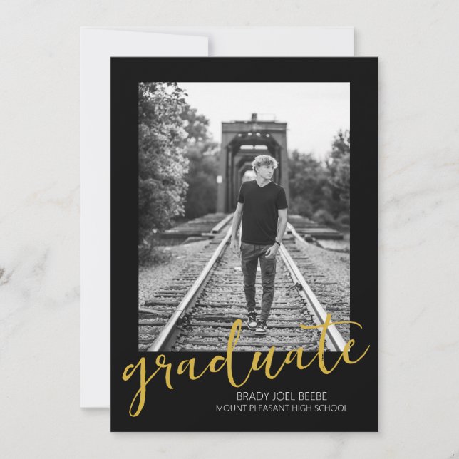 Convite para graduação de Brady 2023 (Frente)