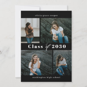 Convite para Graduação de Colagem EDITABLE de Cola