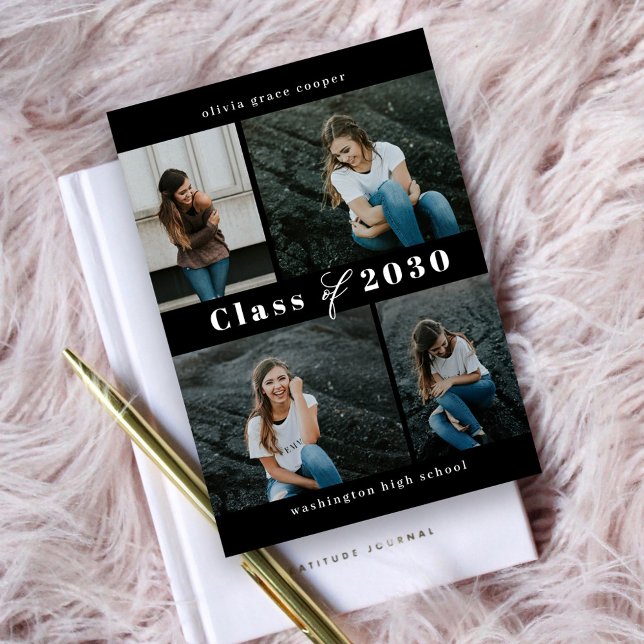 Convite para Graduação de Colagem EDITABLE de Cola (Criador carregado)